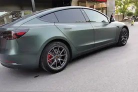 魔鬼绿！我的Model 3分享图片