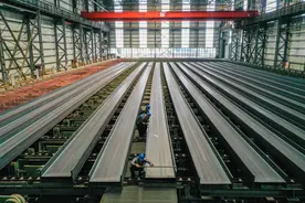 打破国外垄断 全球最大重型H型钢在中国宝武马钢下线图片