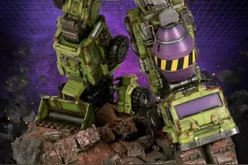 IA 发布 G1 变形金刚 Devastator 大力神雕像 上色后官图图片