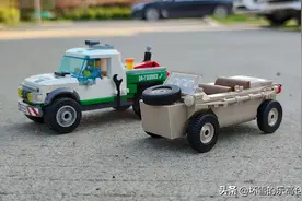 积木里的稀有战车：试玩全冠积木大众VW166两栖车，性价比高图片