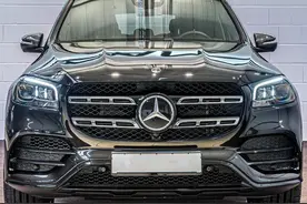 全新奔驰GLS 580实拍，外观大气、内饰豪华图片