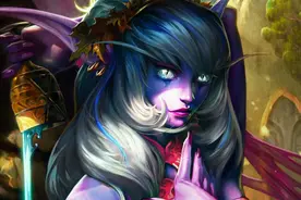 魔兽里的女仆都这么强？跟泰兰德抢男人，还成了凯尔萨斯的CP图片