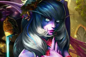 魔兽里的女仆都这么强？跟泰兰德抢男人，还成了凯尔萨斯的CP图片