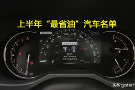 上半年“最省油”汽车名单公布！40款车型脱颖而出，英朗途岳前十图片