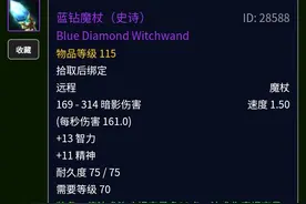 牧师治疗魔杖毕业居然任务获得的绿装图片