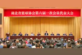 湖北省篮球协会第六届会员代表大会在汉召开 姚明致辞图片