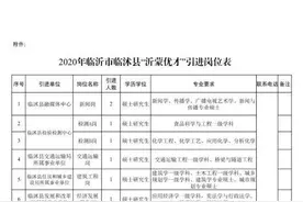 等你来！临沭县“沂蒙优才”引进明天开始报名了！图片
