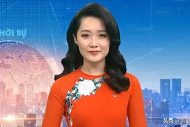 越南国家电视台美女主持人工作照VS生活照曝光图片