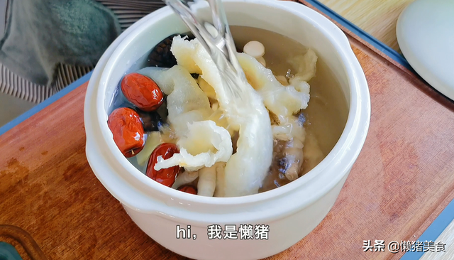 花胶汤面膜 花胶煮面