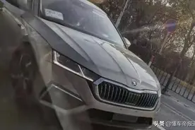 新车｜取消扭力梁后悬架，斯柯达国产新明锐配置泄露，实车抢先看图片