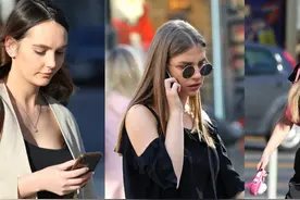 塞尔维亚：街拍美女小姐姐图片