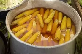 浆粑馍、酸浆糊糊、烤苞米，吃苞谷是童年的另一个名字图片