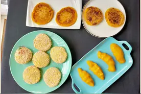 吃了30多年的南瓜饼，头次这样吃，少油低热酥脆香甜，做法简单图片