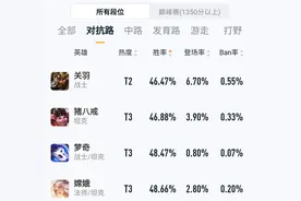 为什么说关羽在S22已经不配称为T0战边了？被版本针对的英雄图片