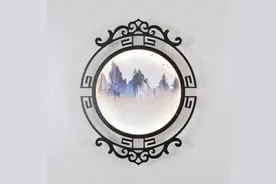 十八款新中式壁画灯，白天一幅画，晚上一盏灯图片