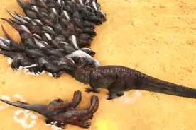 100只霸王龙都打不过，《方舟生存进化》南巨实力之强堪称无解图片