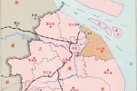 上海浦东新区的前身——川沙县老地图图片