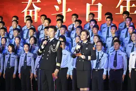 「奋斗百年路 启航新征程」河南警察学院隆重举办庆祝建党100周年师生红歌大赛图片