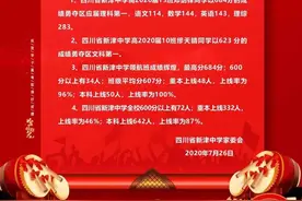 区市县高中集体“赛马”，新津还有翻盘机会吗？图片