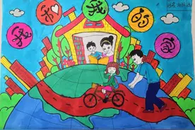 合肥市青年路小学暑期美术实践作业五彩缤纷图片