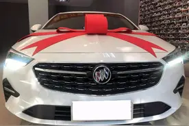 到店体验别克君威，车长超4.9米，配换挡拨片，14万多开回家图片