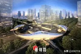 西安最美环形天桥开建！配8部电梯，预计10月竣工图片