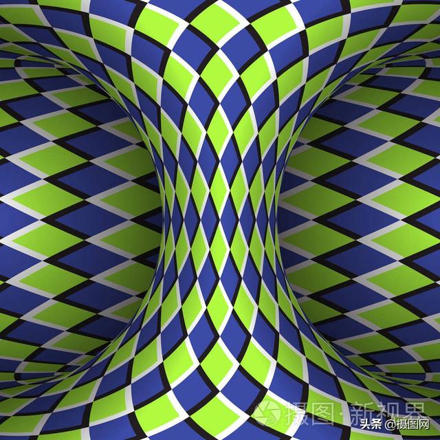 10张眼花缭乱的视错觉图片,能看到最后的都不是一般银儿(视错觉图片