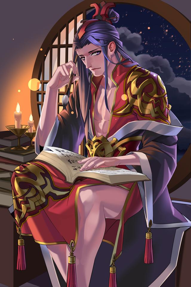 唯美国漫风格《三国罗曼史》游戏卡牌高清原画 女性版三国人物欣赏