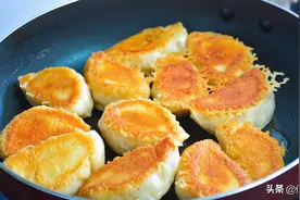 教你水煎包做法，色泽金黄，口感松软，从包到煎全过程图片