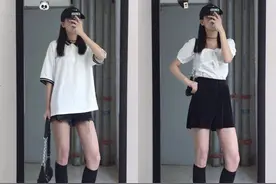 短裤夏天必备不可缺少，掌握了这些搭配小技巧，时髦凉快图片