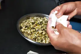 台州有一种美食形状似饺子，当地人叫做“扁食”图片