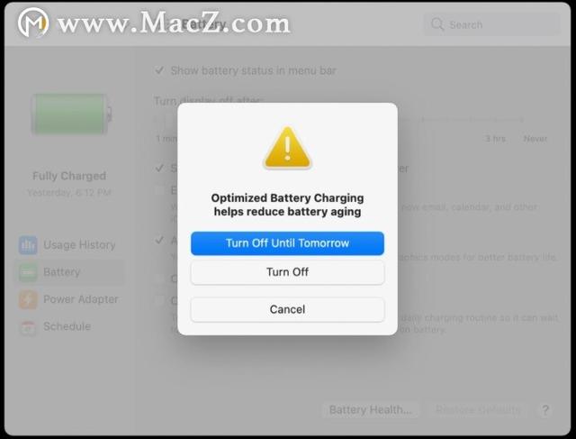 M1 Mac禁用电池运行状况管理，优化电池和充电方法有哪些？
