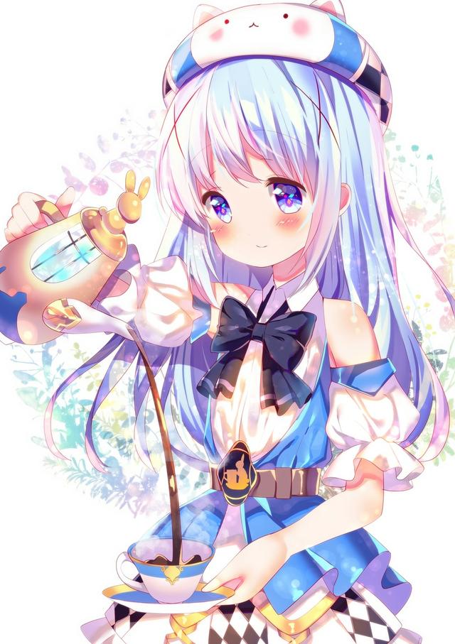 紫色梦幻漫画女孩（紫色系动漫美少女图集）