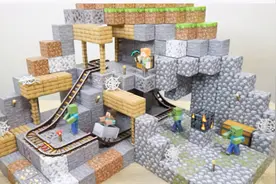 手工高玩打造纸模版《我的世界》惟妙惟肖引网友热赞图片