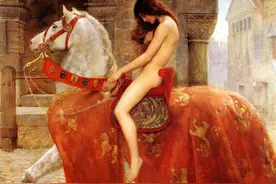 裸身、骑马、游街，戈黛娃夫人为何备受艺术偏爱？图片