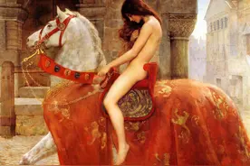 裸身、骑马、游街，戈黛娃夫人为何备受艺术偏爱？图片