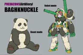 全新变形金刚角色设定，熊猫、蝴蝶也可以变形图片