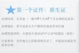 新生儿出生前后，一定要办理的6个证件，越早办理，宝宝受益越多图片