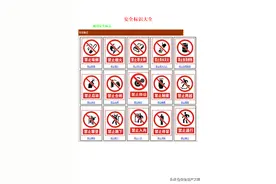 安全警示标志图集大全图片