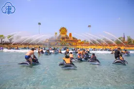 天津玛雅海滩水公园游乐设施全面开放图片