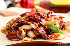 爆炒牛肉，很多人错在开头2步，改用这种方法，牛肉又滑又嫩图片