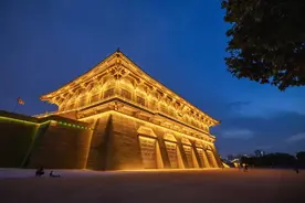 看曲江｜十四运会火炬传递点丹凤门，展示西安历史底蕴图片