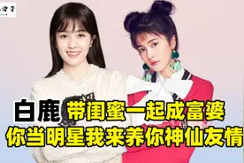 撞脸半个娱乐圈爆火网络，带闺蜜走暴富之路，白鹿为何被于正力捧图片