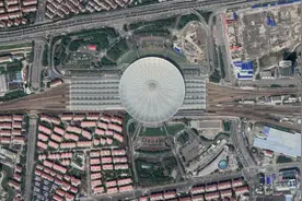 航拍直列Z257次（上海南-重庆北）各车站，途经杭州、武昌图片