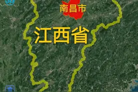 南昌市6区3县，建成区面积排名，最大是南昌县和市区连成一片了图片