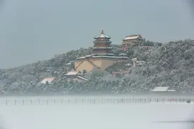 冬日颐和园，静待雪花飘落图片