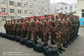 河南省三门峡市陕州区组织新兵启运工作图片