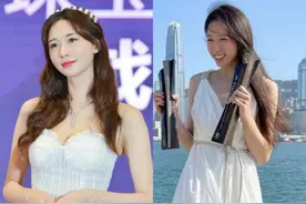 27岁香港击剑选手神似林志玲，同为名校毕业，身高178不输模特图片