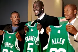 07年加内特被森林狼交易，为了组建三巨头，绿军付出什么筹码？图片