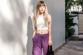 夏日长裤时尚搞起来图片